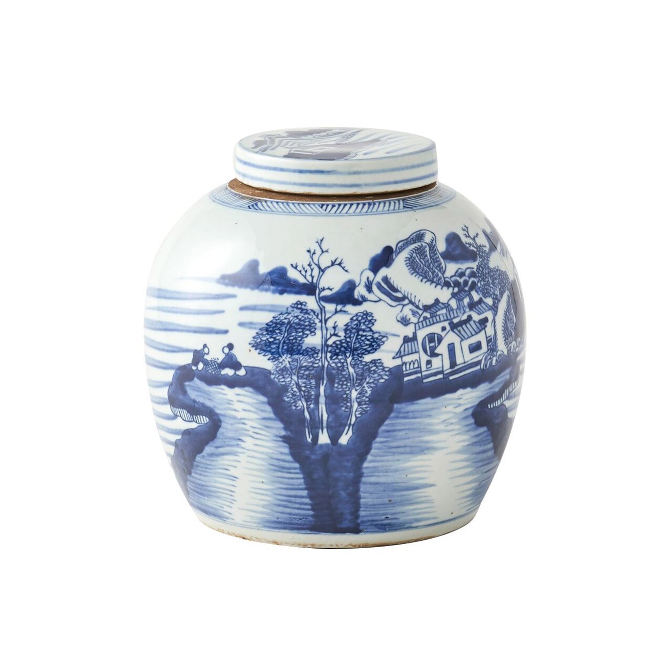 Landscape Lidded Jar